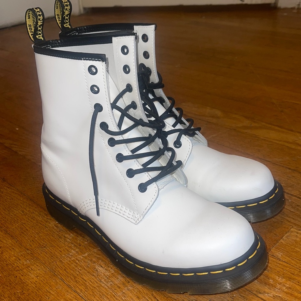 White Dr. Martens